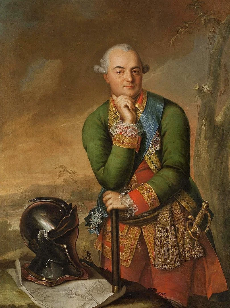 Portrait of Alliksandr I. Bibikov, by Fyodor Rokotov, oil, 1781