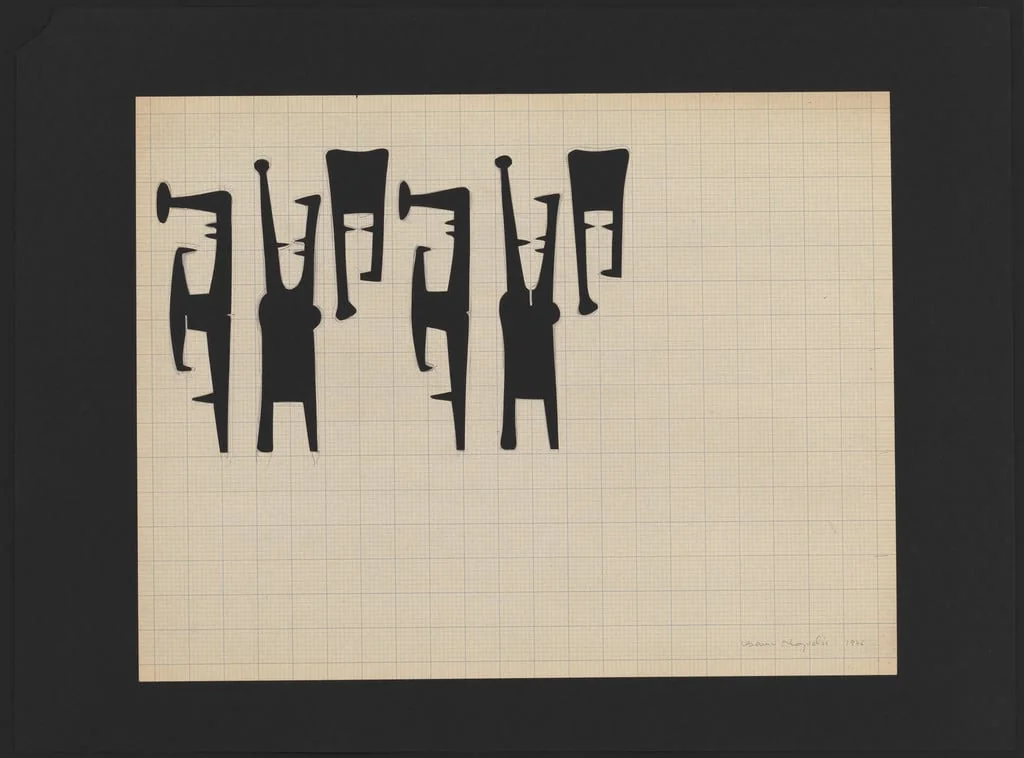 Untitled, by Isamu Noguchi, graphite, 1946