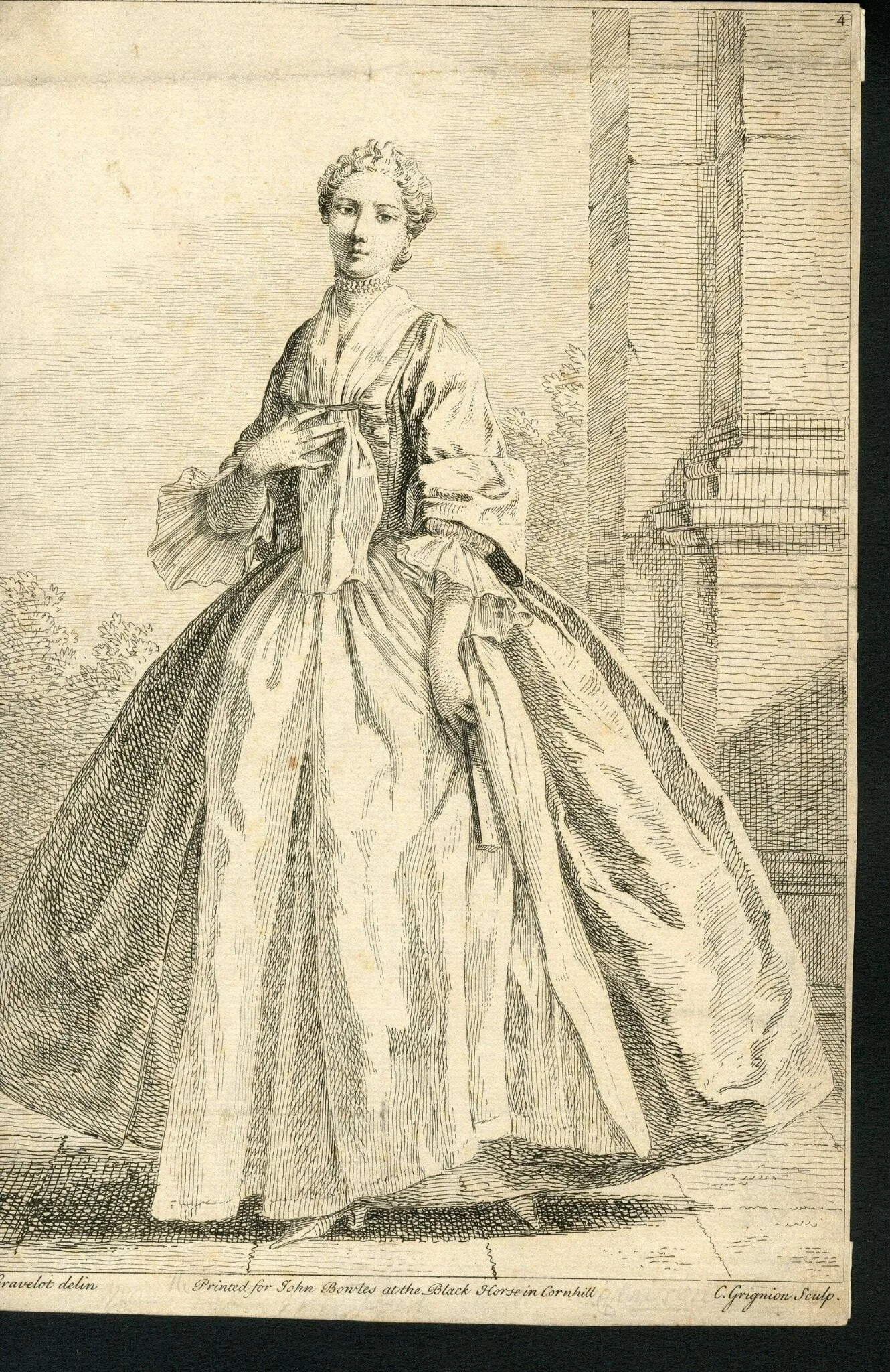 H Beard Print Collection, by Hubert-François Bourguignon Gravelot, 1750