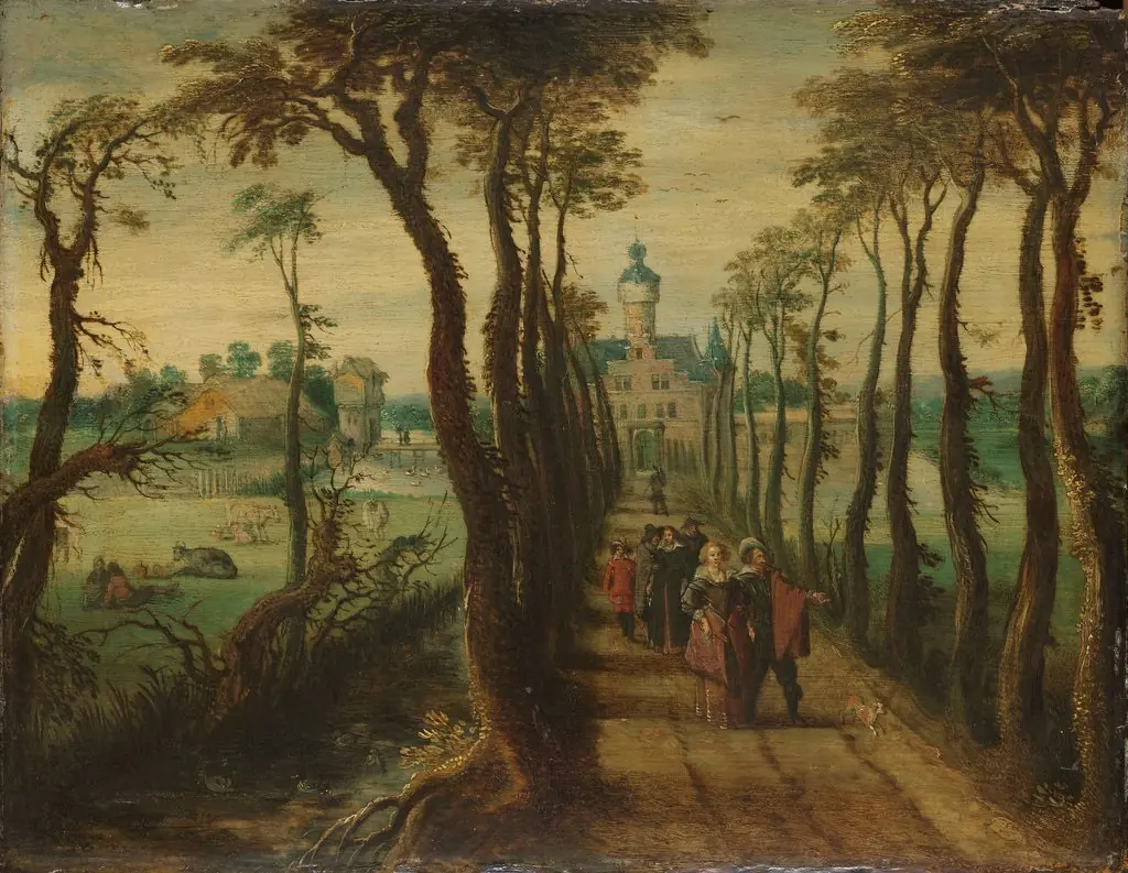 Avenue of trees