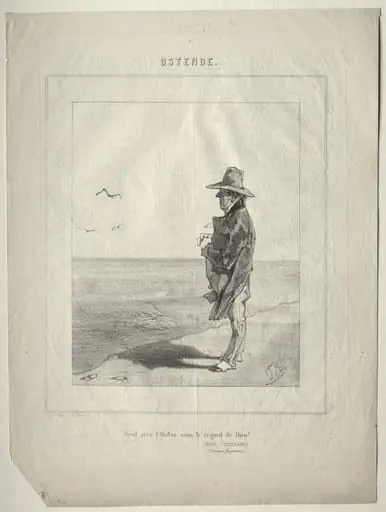 Ostend (Seul avec l'ocean sous le regard de Dieu!)