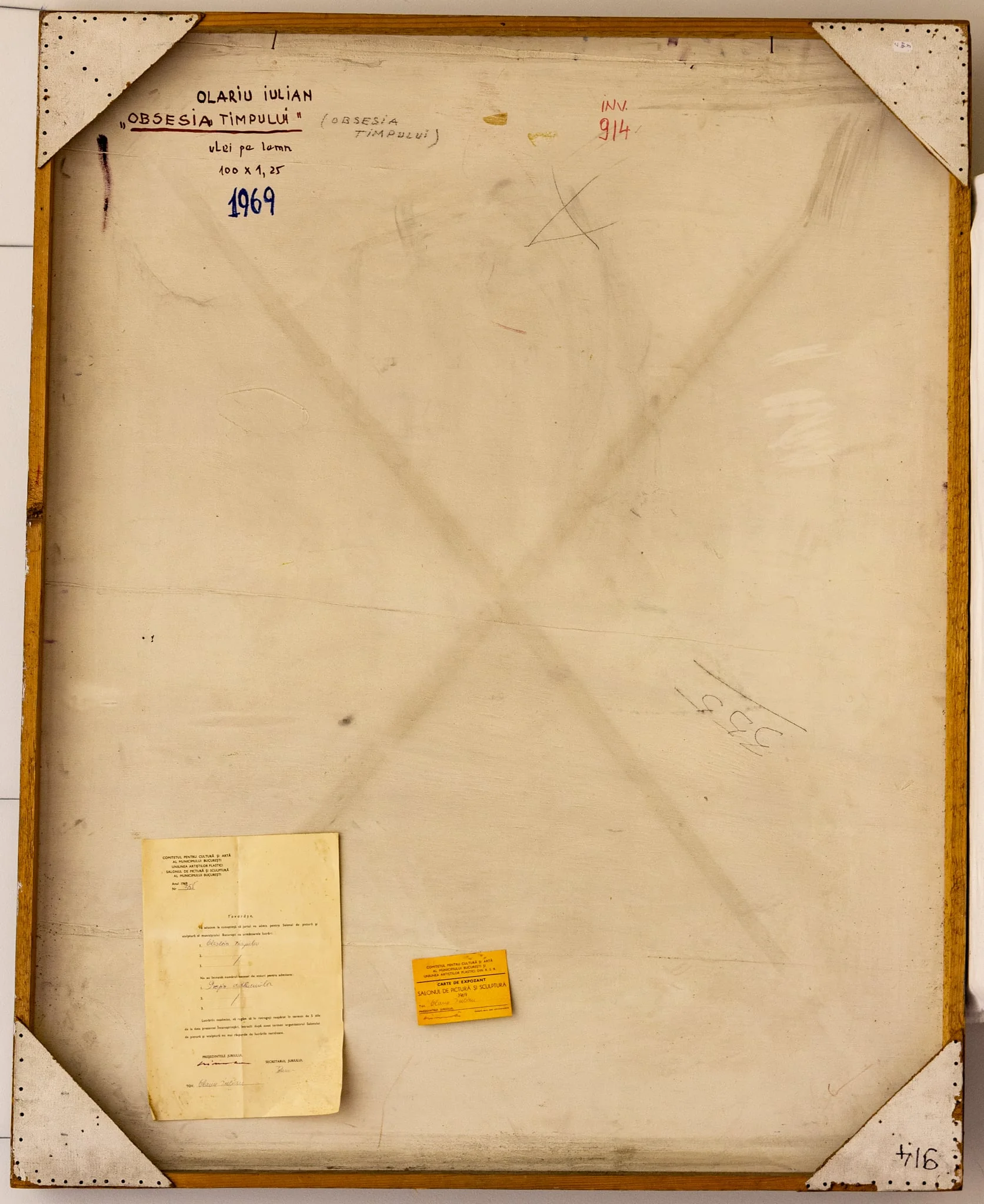 Obsesia timpului, by Olariu Iulian, unspecified, 1969