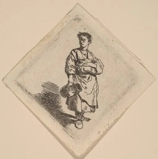 The Woman with the Jug, Standing