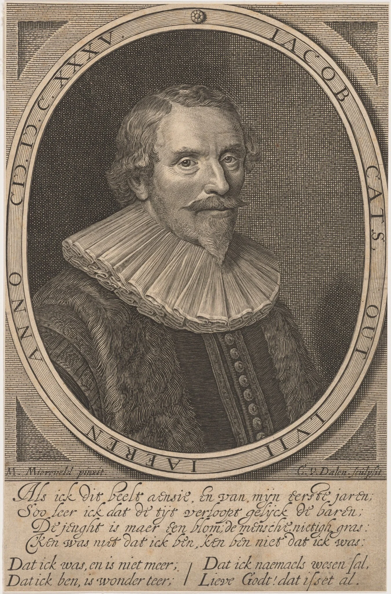 Jacob Cats, Poet
