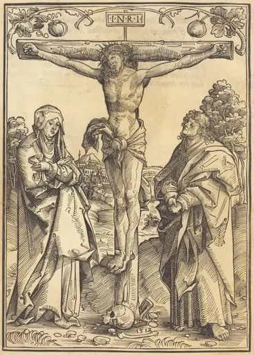 Christ on the Cross with the Virgin and Saint John the Evangelist