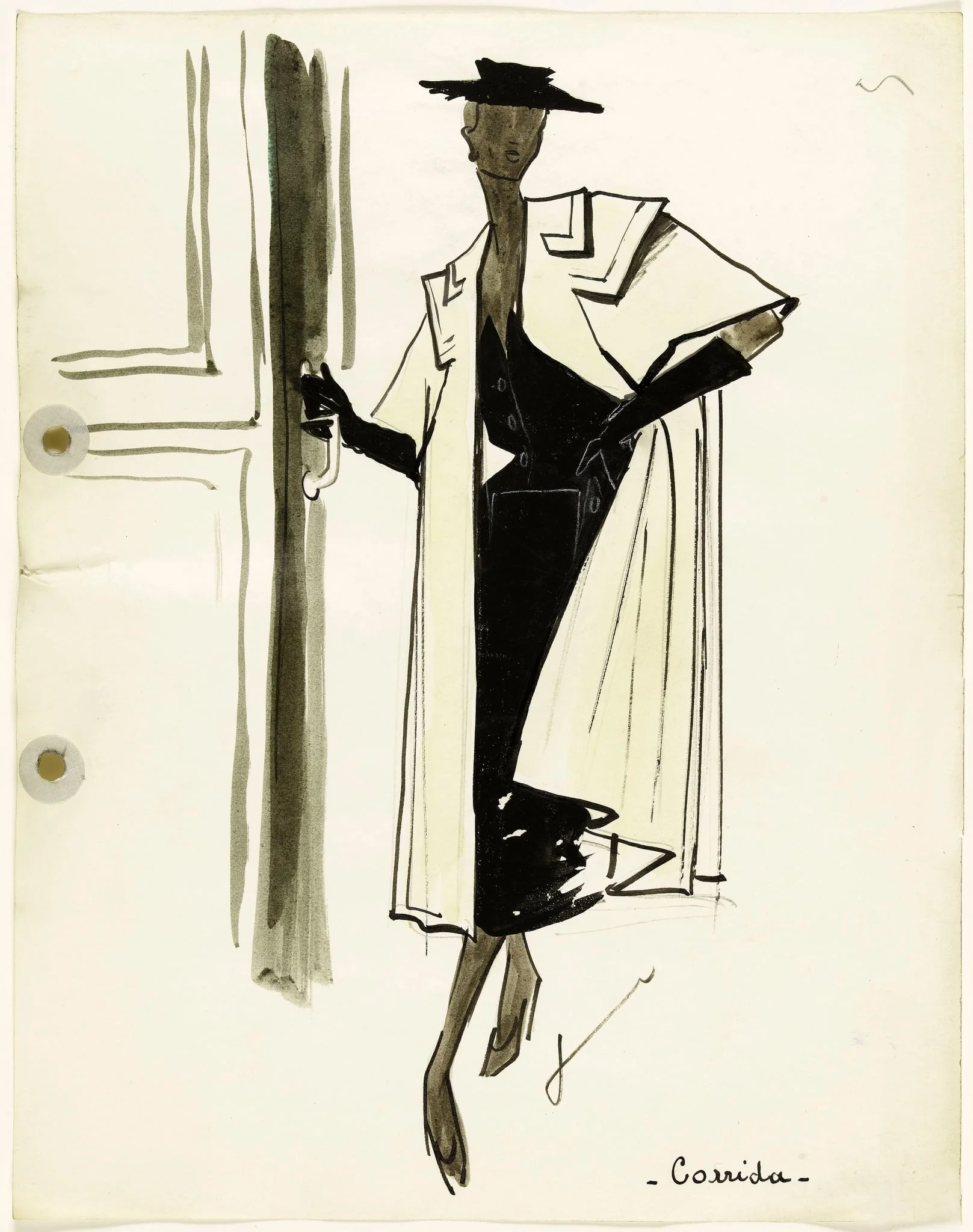 'Corrida', by Carven, 1951