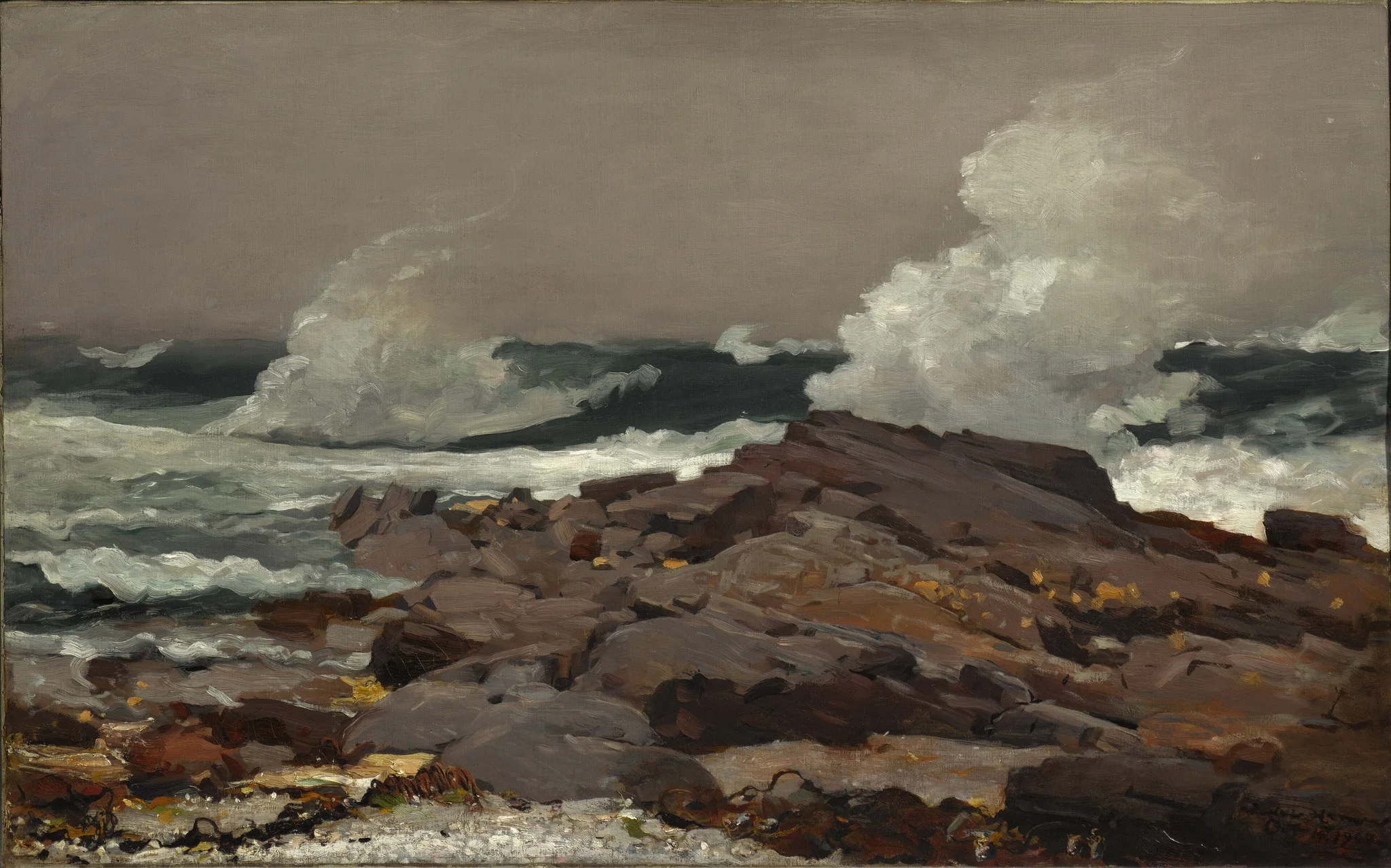 Eastern Point, by Winslow Homer, oil, 1900
