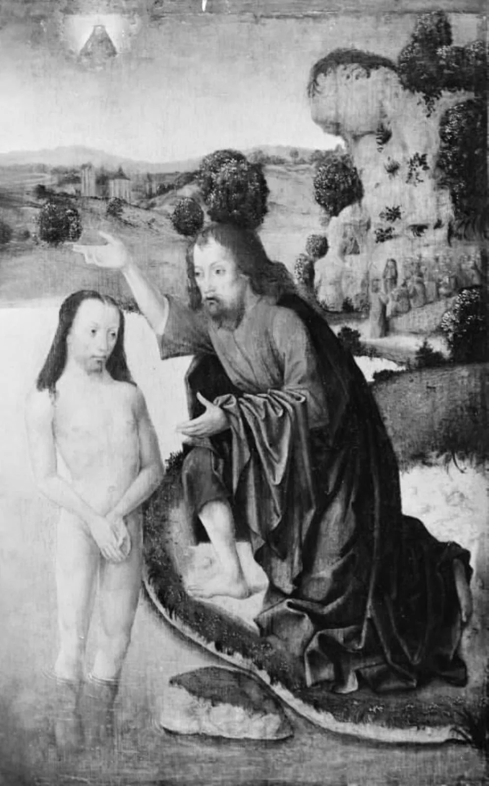 The Baptism of Christ, by Unknown, 1450