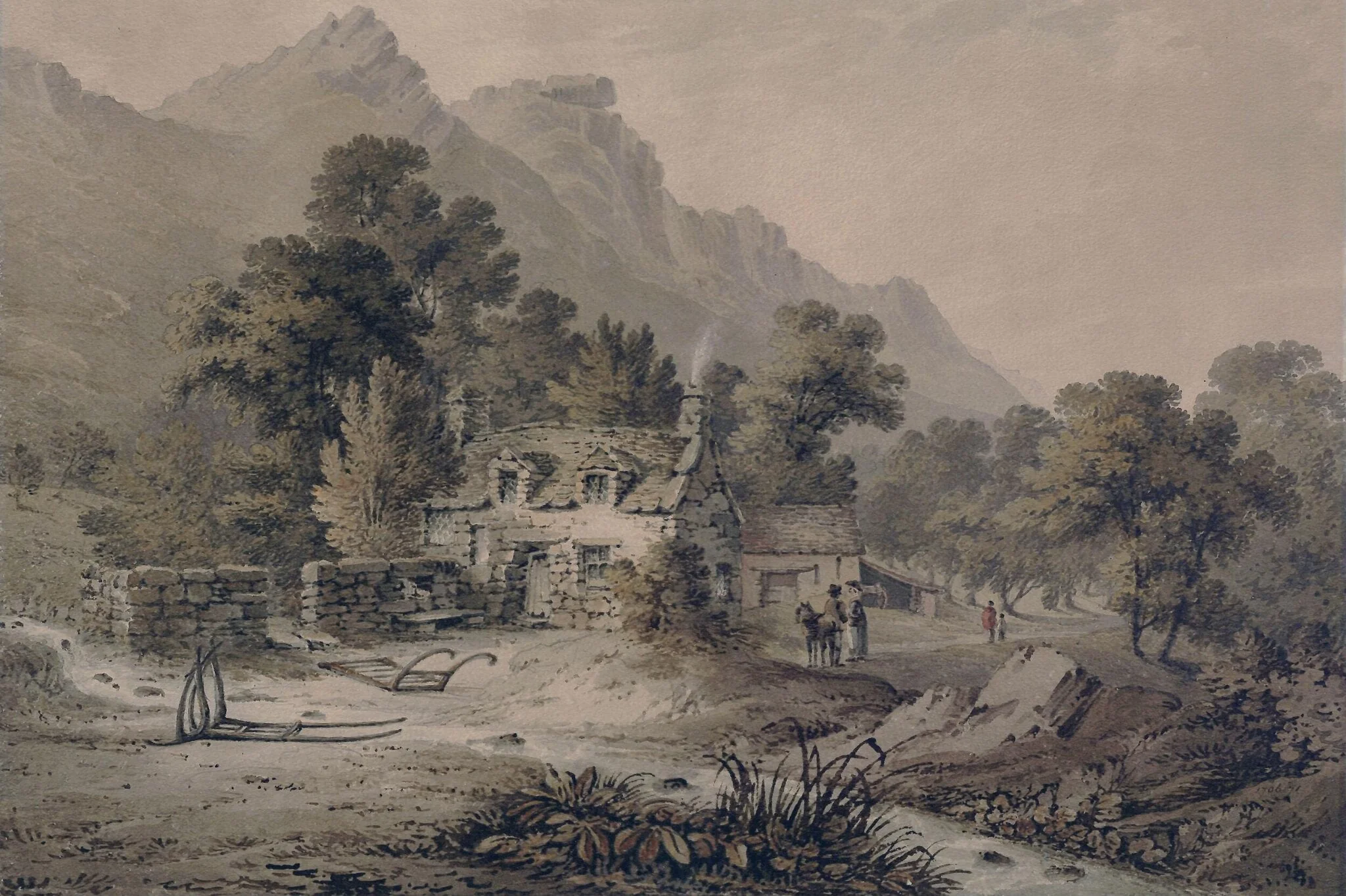 A cottage near Dolgelly