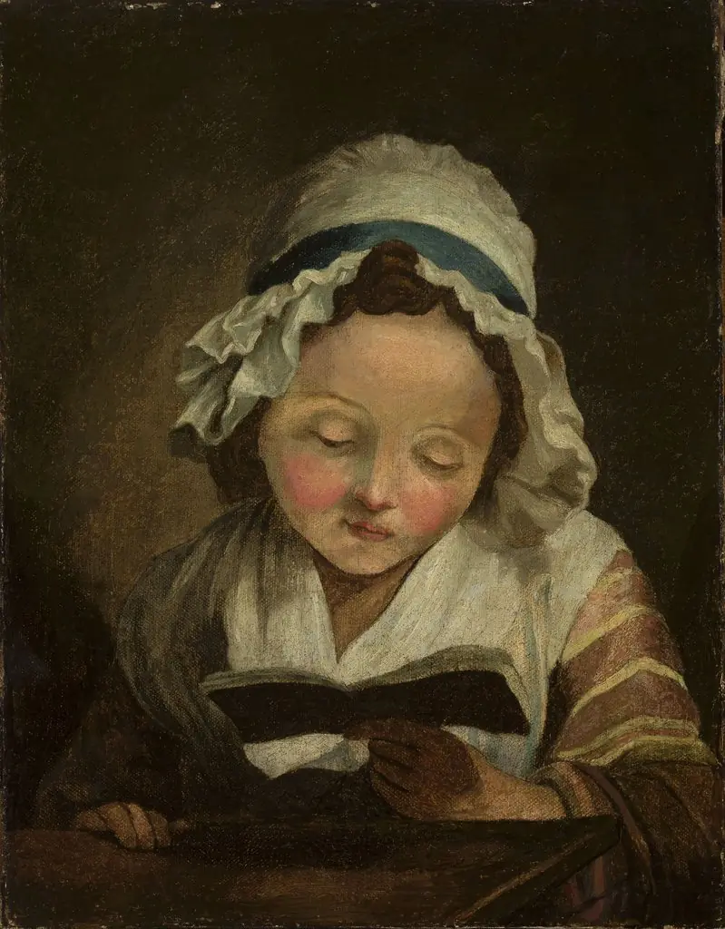 Girl with a book