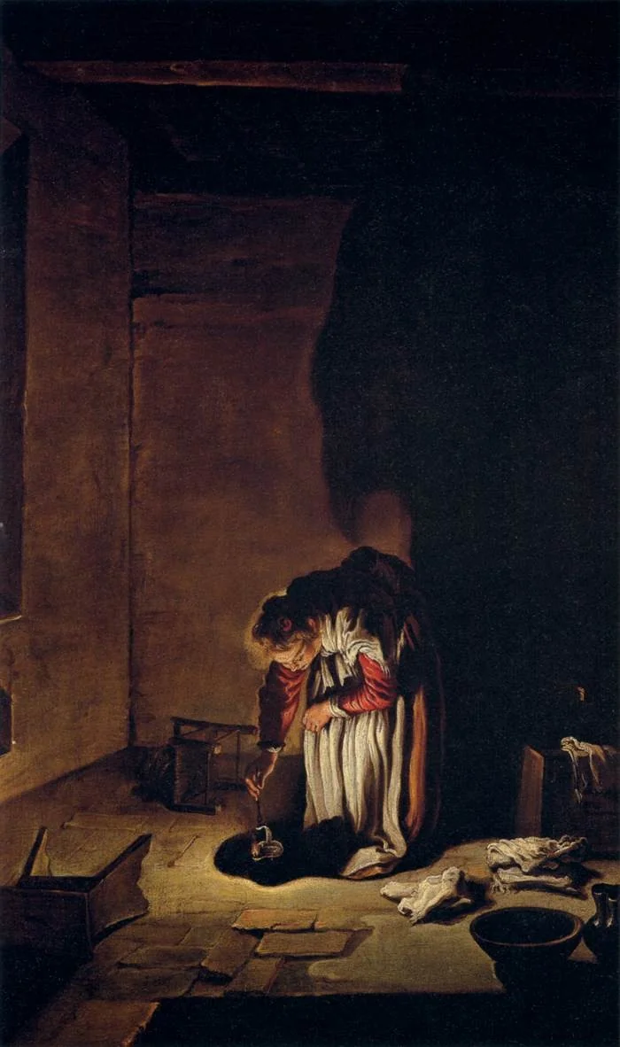 Parable of the Lost Drachma, by Domenico Fetti, oil, 1618