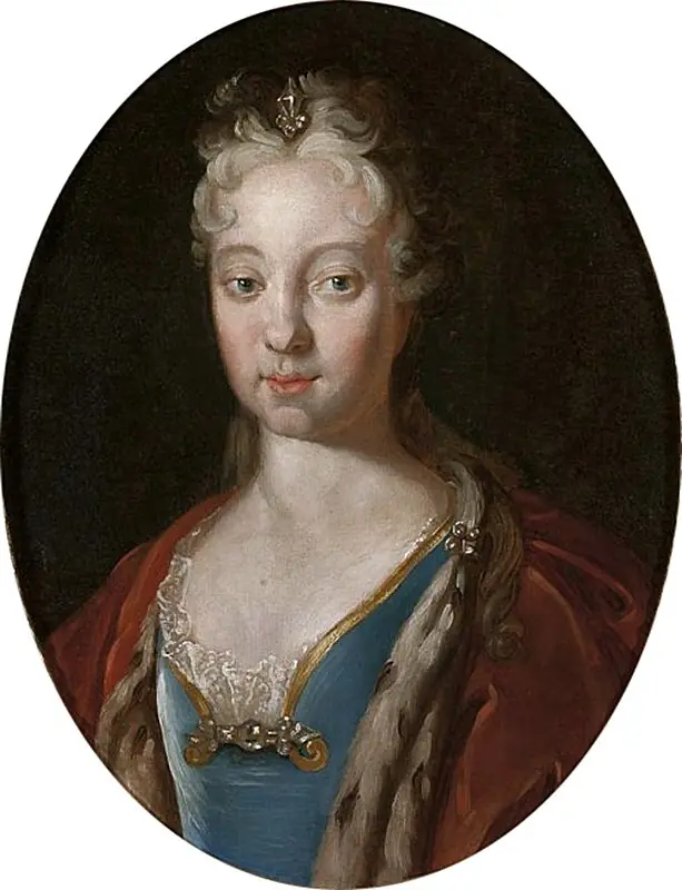 Portrait of Anna Ogińska née Wiśniowiecka (1700–1732), wife of Józef, voivode of Trakai