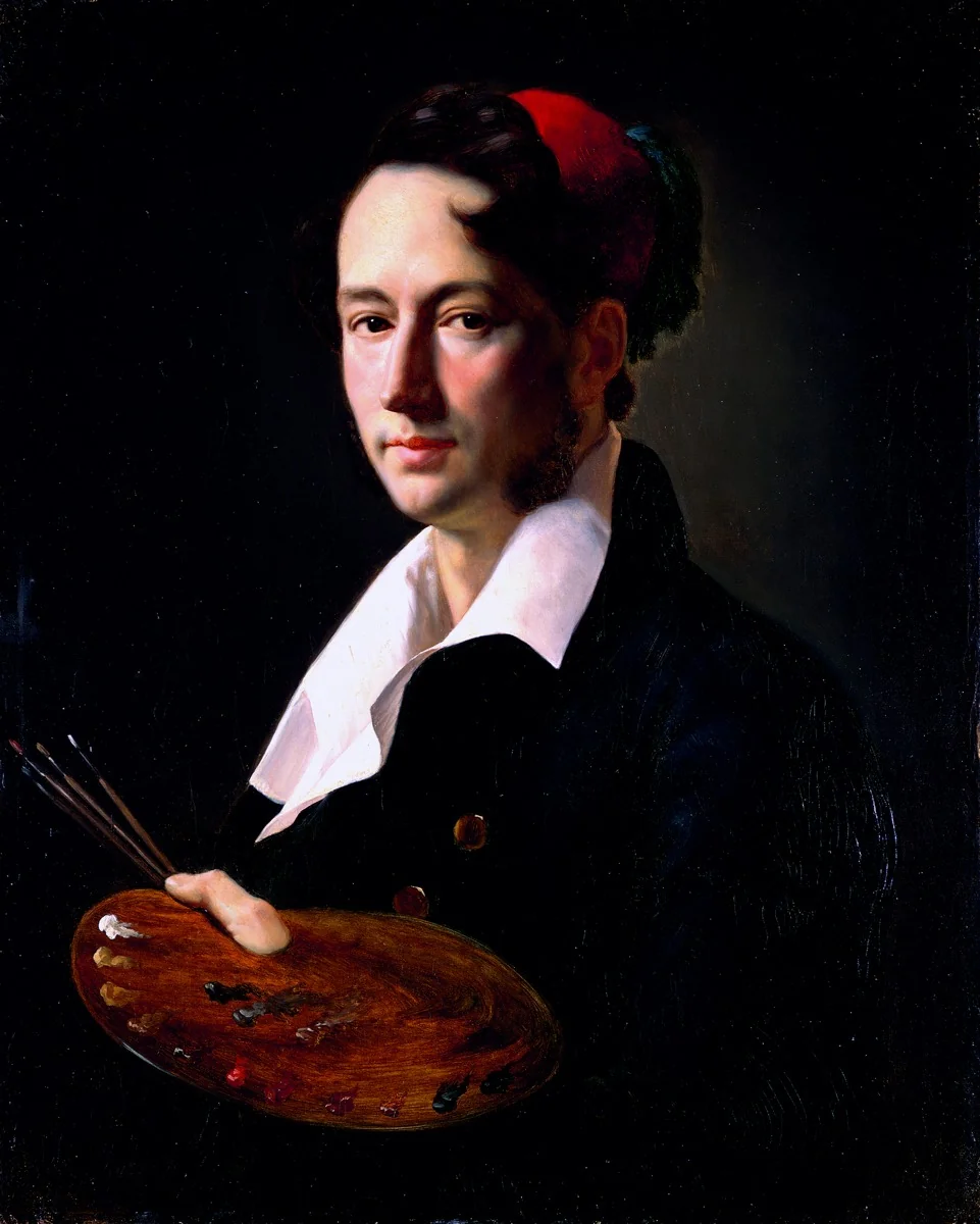 The painter Jean-Claude Bonnefond, by Sébastien-Melchior Cornu, oil, 1850