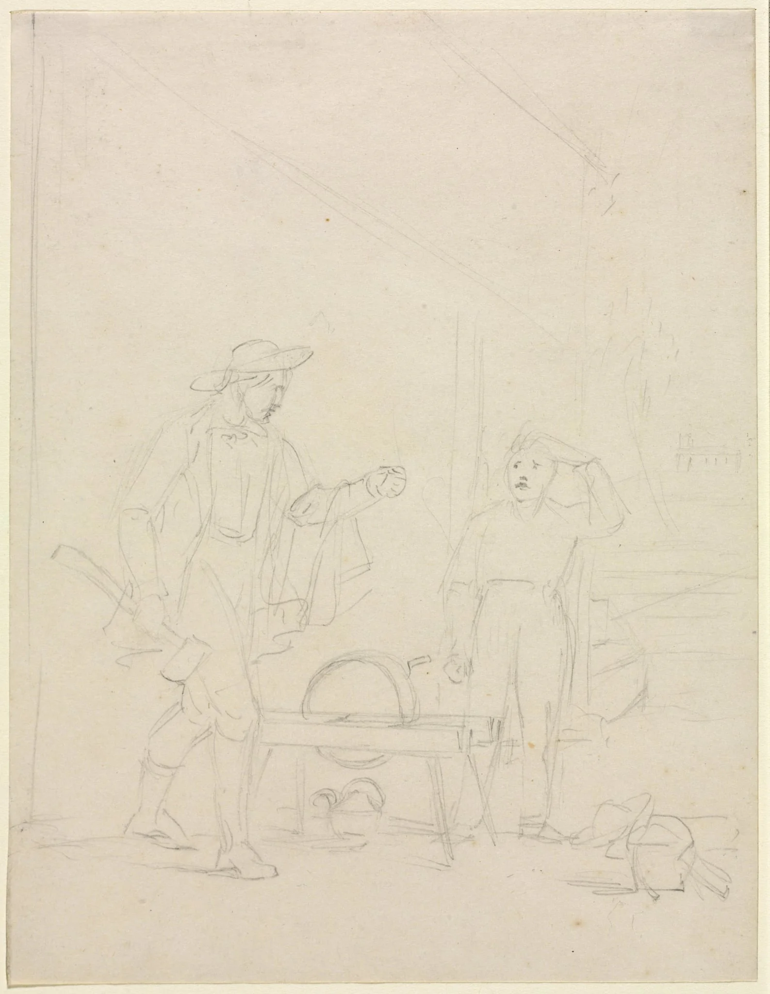 Who'll Turn the Grindstone?, by William Sidney Mount, 1850