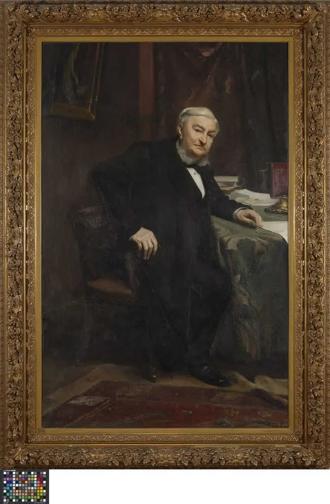 Portret van Auguste Beernaert