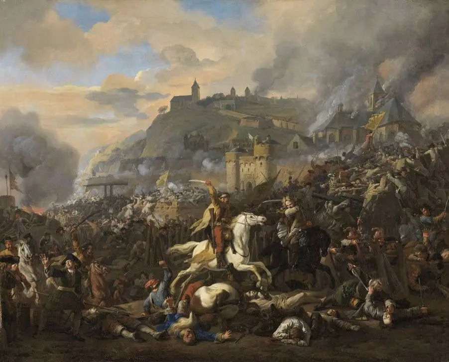 Storming of a fortified city
