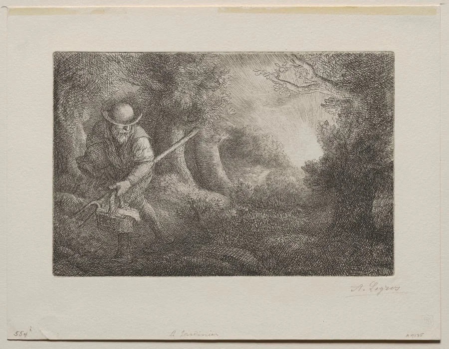 The Gardener, by Alphonse Legros, 1884