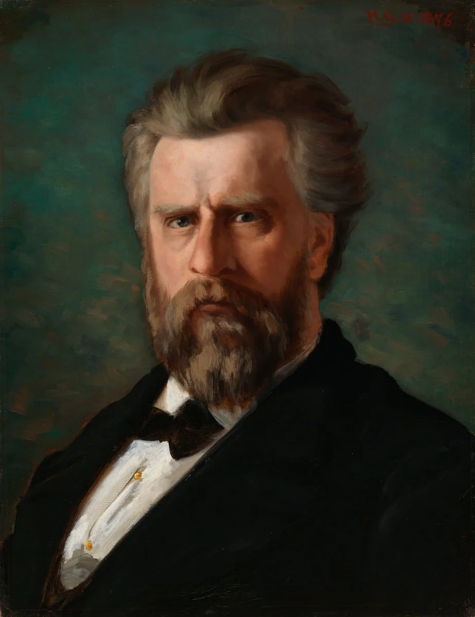 Kuvanveistäjä C. E. Sjöstrandin muotokuva, by Hilda Eloise Granstedt, unspecified