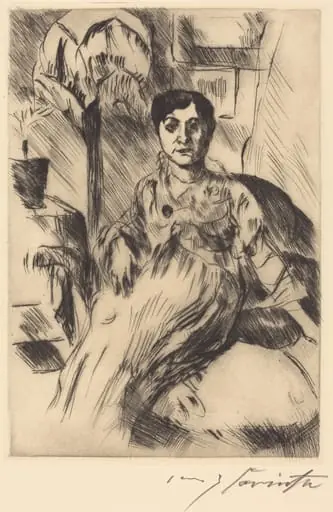 Interieur mit Frau (Interior with Woman)