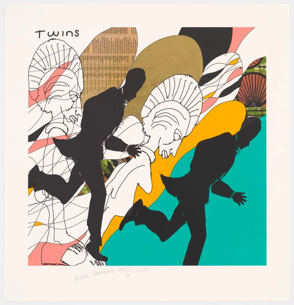 Untitled, by Yinka Shonibare, ink, 2015
