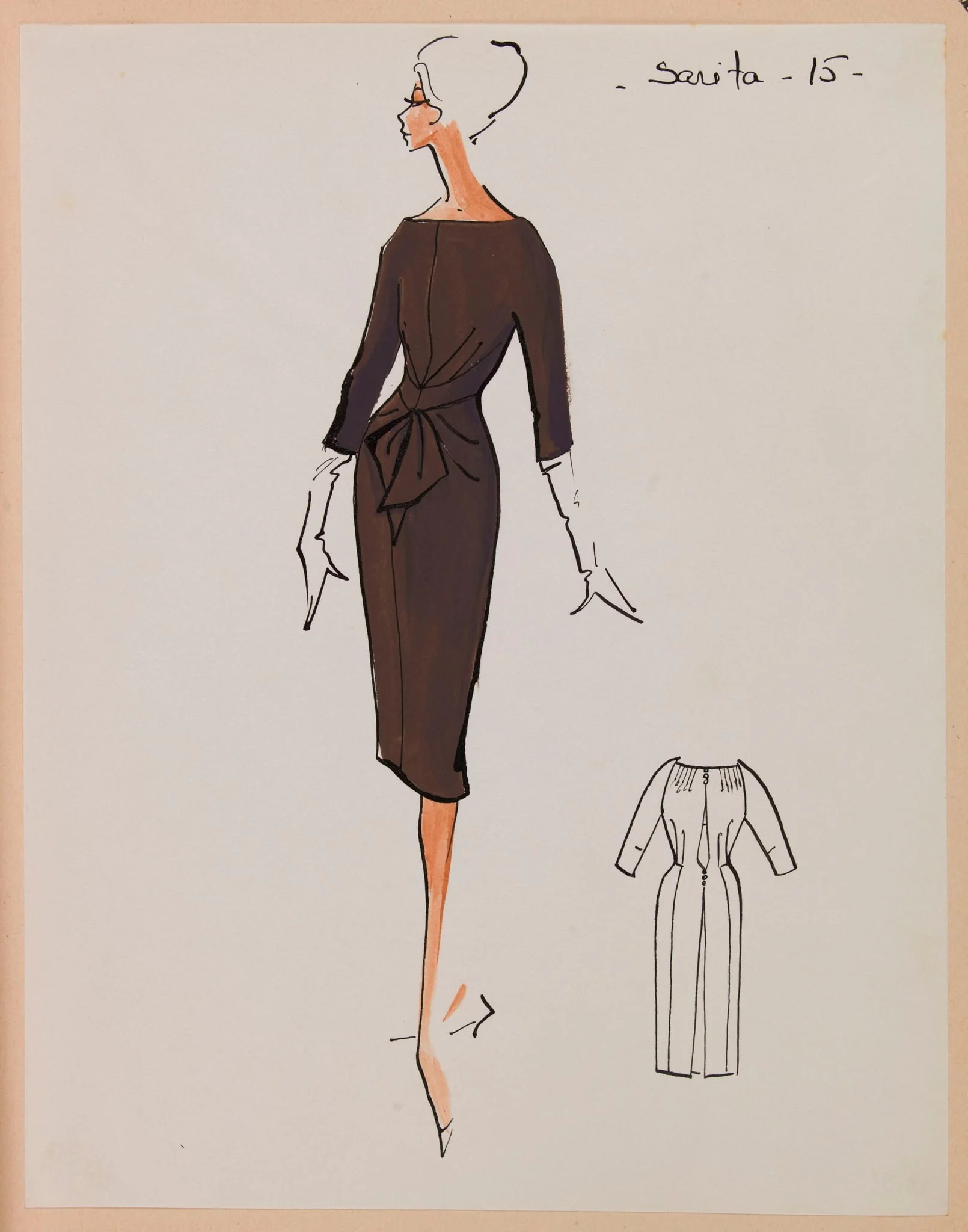 Sarita, by Marie-Louise Carven, 1958
