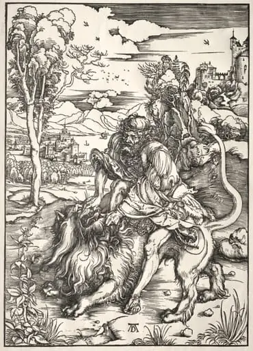 Samson and the Lion