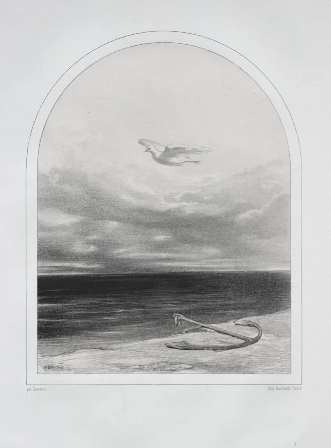 The White Dove, by Paul Gavarni, 1842