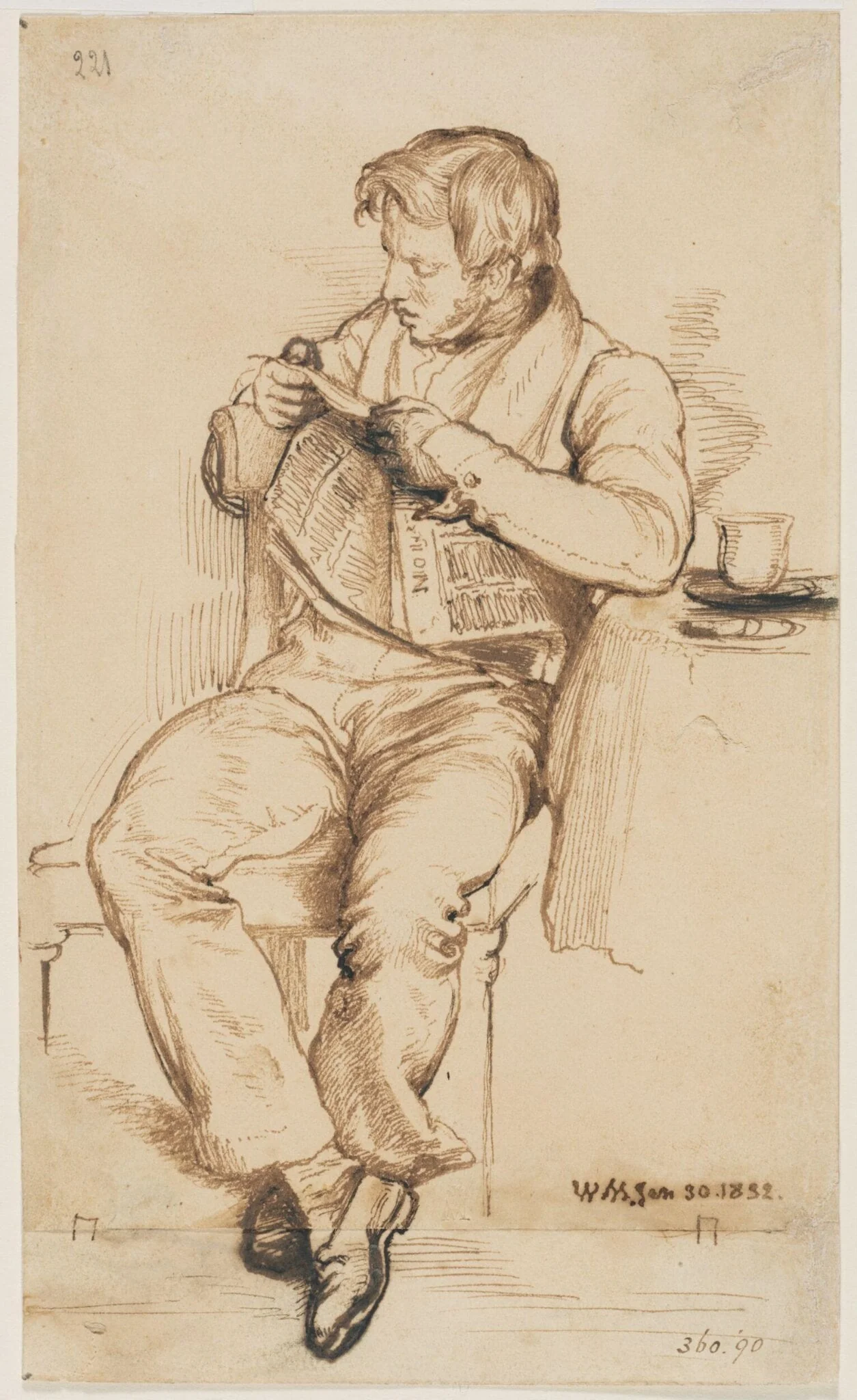 John Sheepshanks, Art Amateur, Donor of the 'Sheepshanks Gift', by William Mulready, 1832