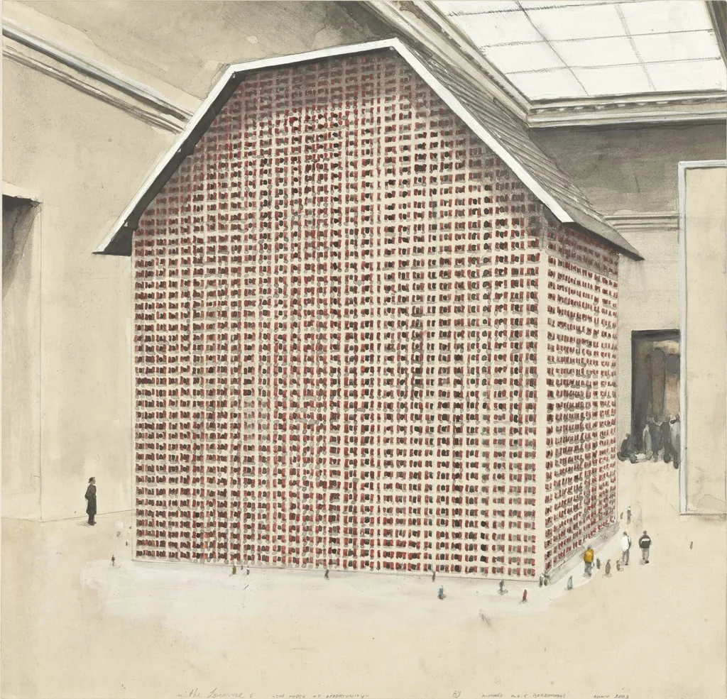 Untitled, by Michaël Borremans, oil, 2003