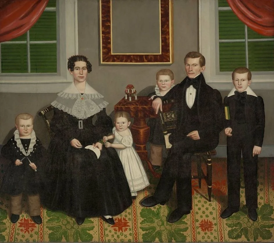 Joseph Moore and His Family, by Erastus Salisbury Field, oil, 1839