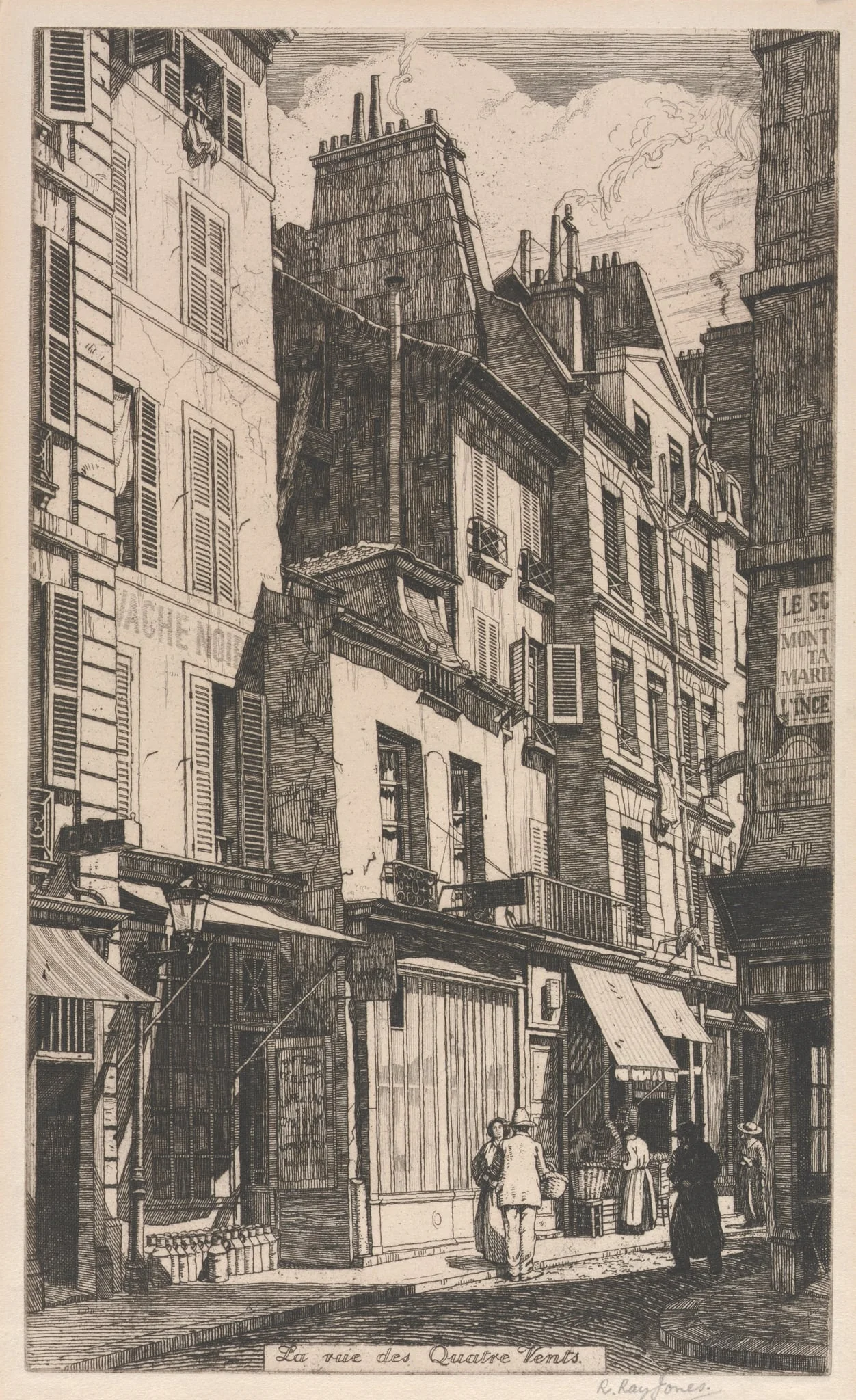 La rue des Quatre Vents, by Raymond Ray Jones, 1904
