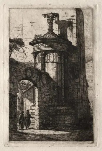 Entrance to the French Capuchin Convent at Athens