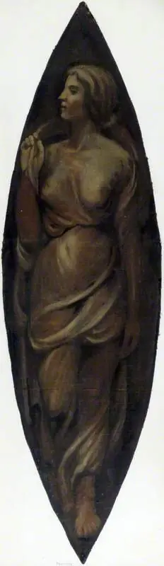 Standing Female Figure (decorative panel)