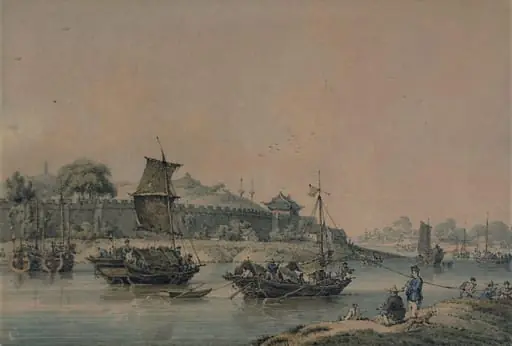 On one of the Rivers of China