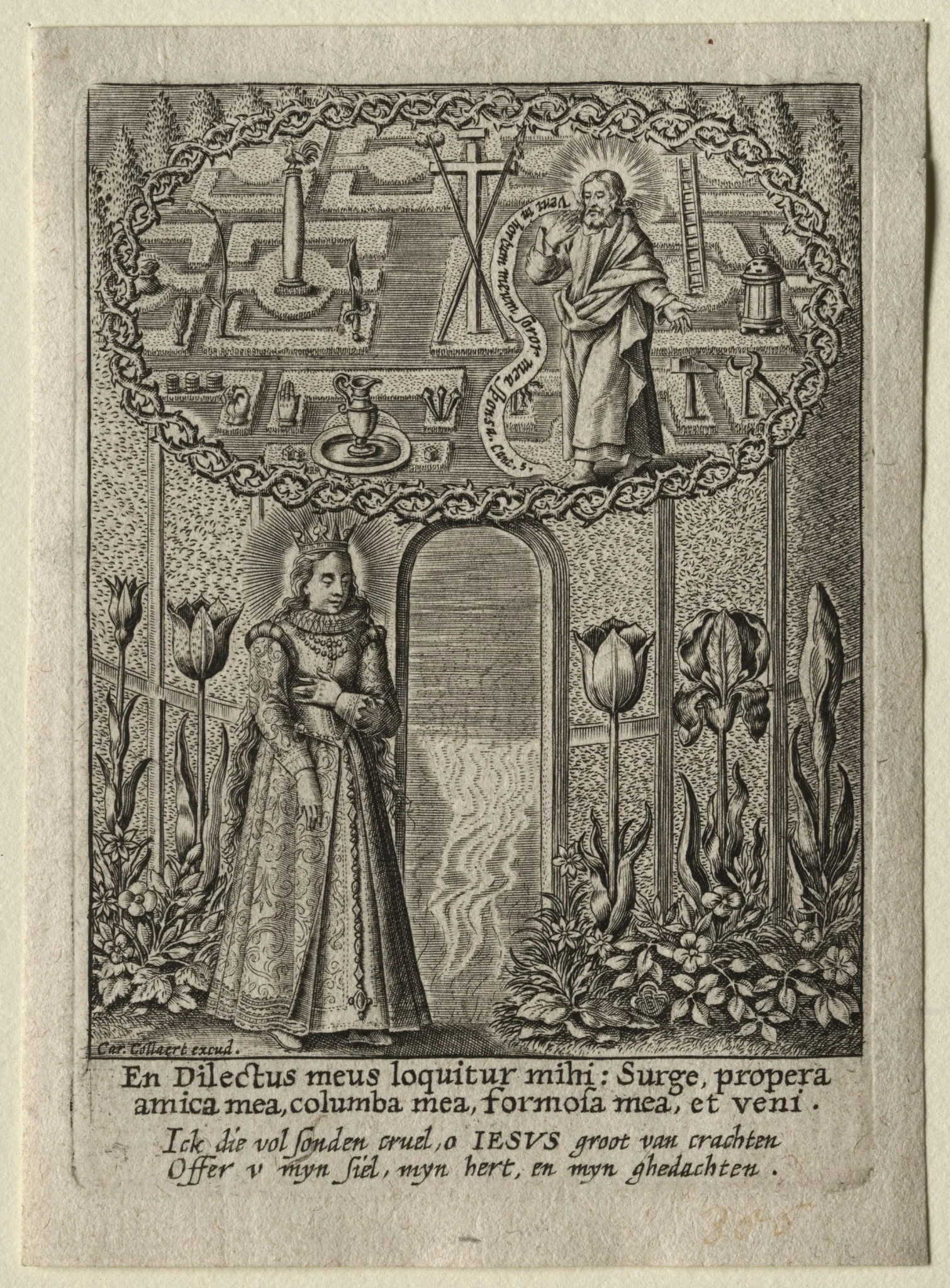 Come into my garden, my sister, my wife, by Carel Collaert, 1604