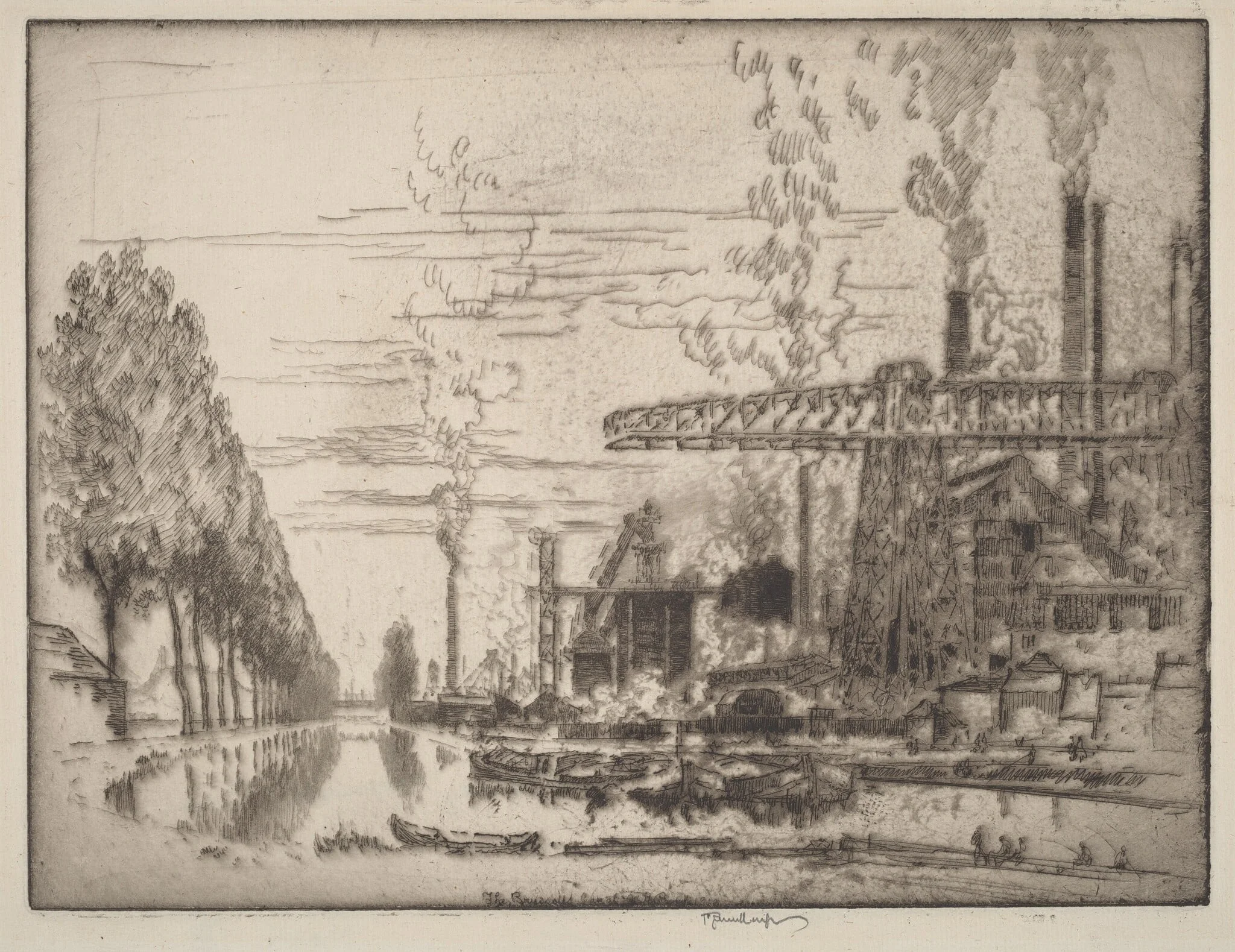 The Brussels Canal, A Modern Hobbema