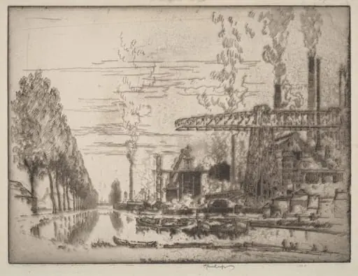 The Brussels Canal, A Modern Hobbema
