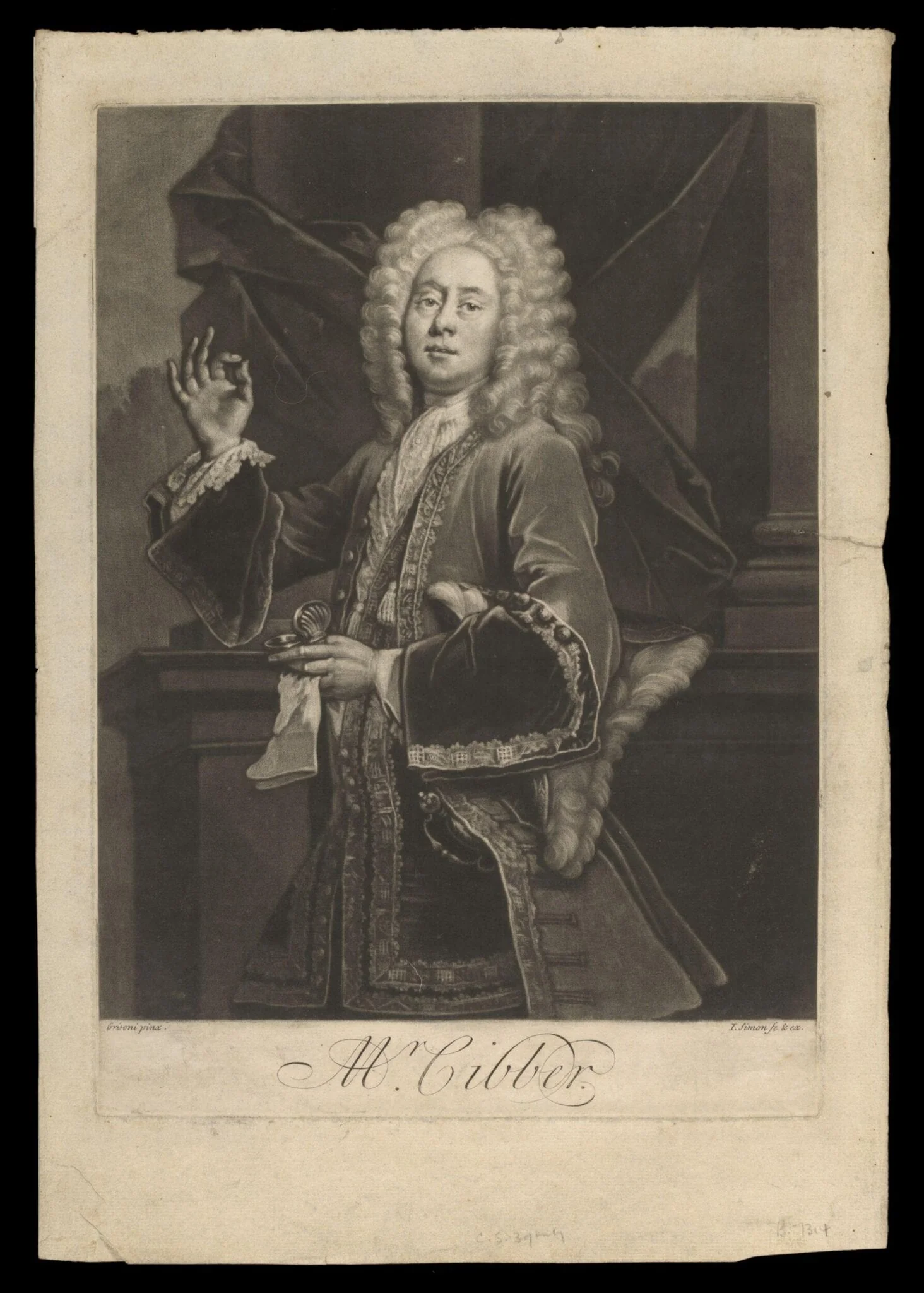 H Beard Print Collection, by Giuseppi Grisoni, 1750