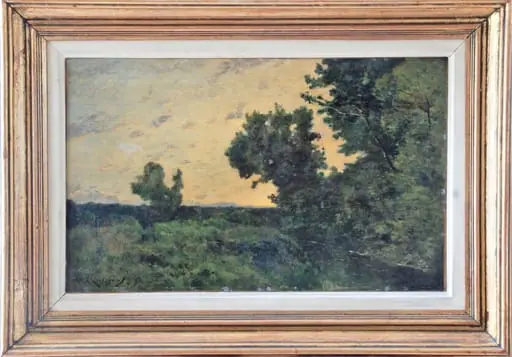 Margine de pădure in amurg