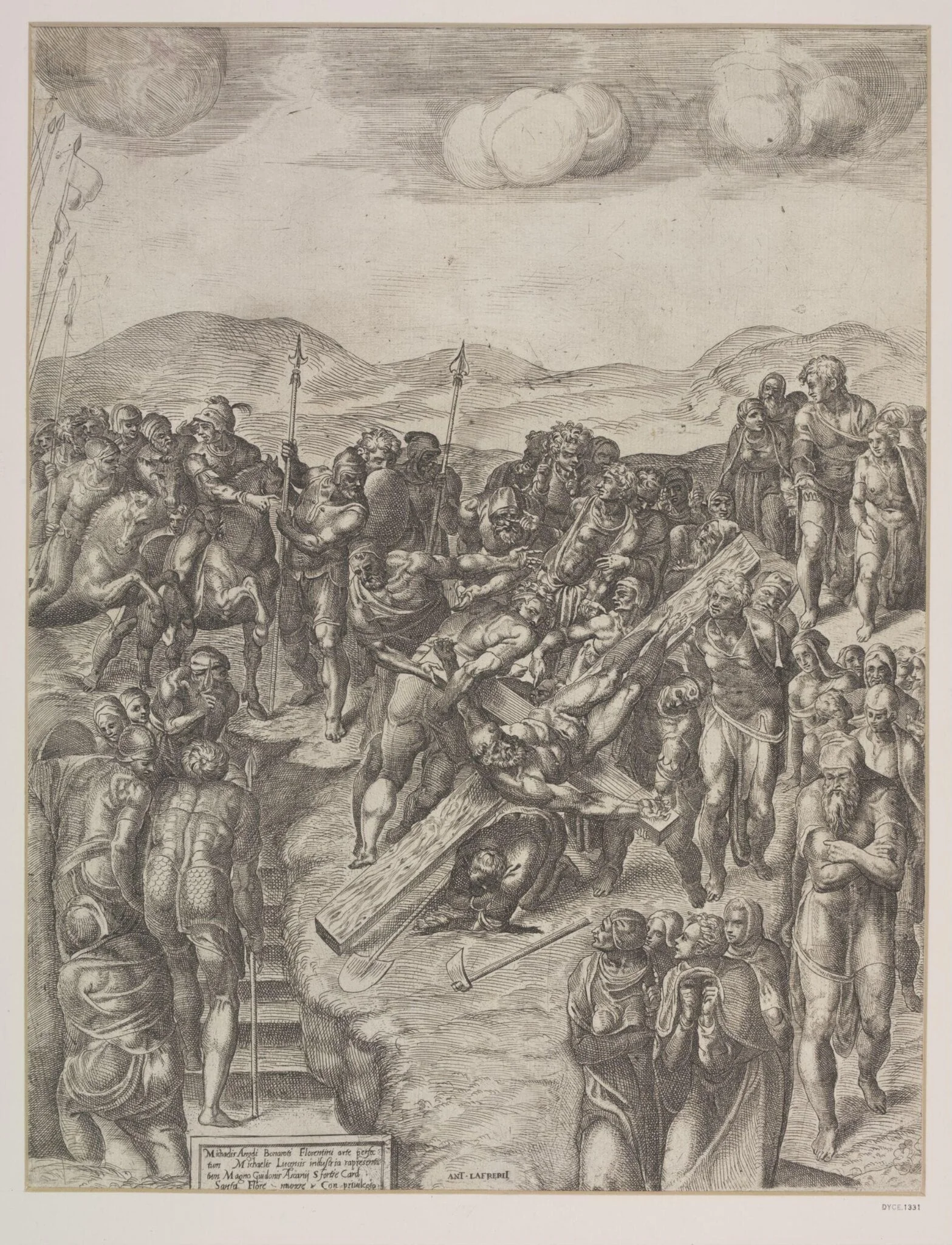 Martyrdom of St. Peter, by Michele Greco Lucchese, 1550