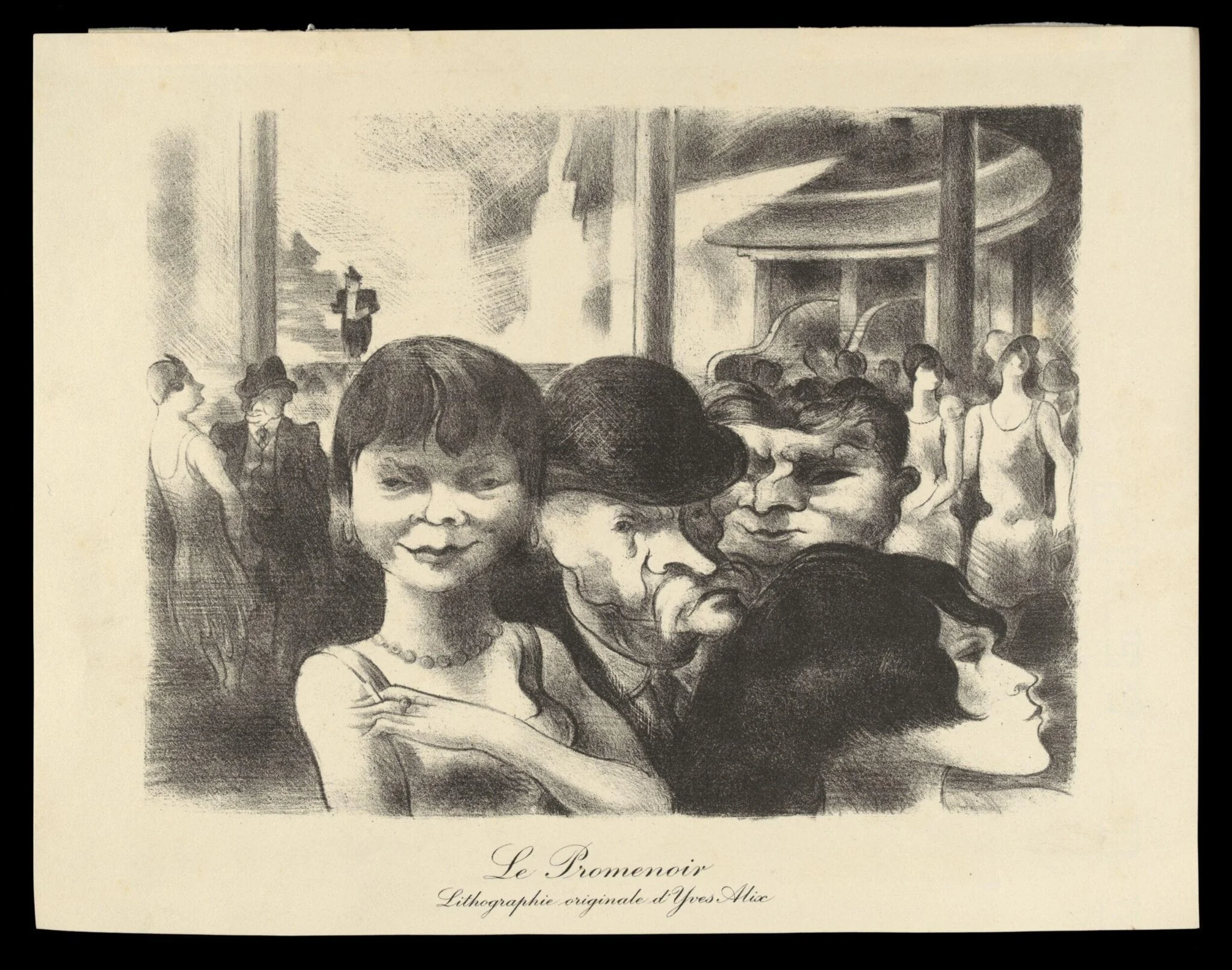 H Beard Print Collection, by Yves Alix, 1950