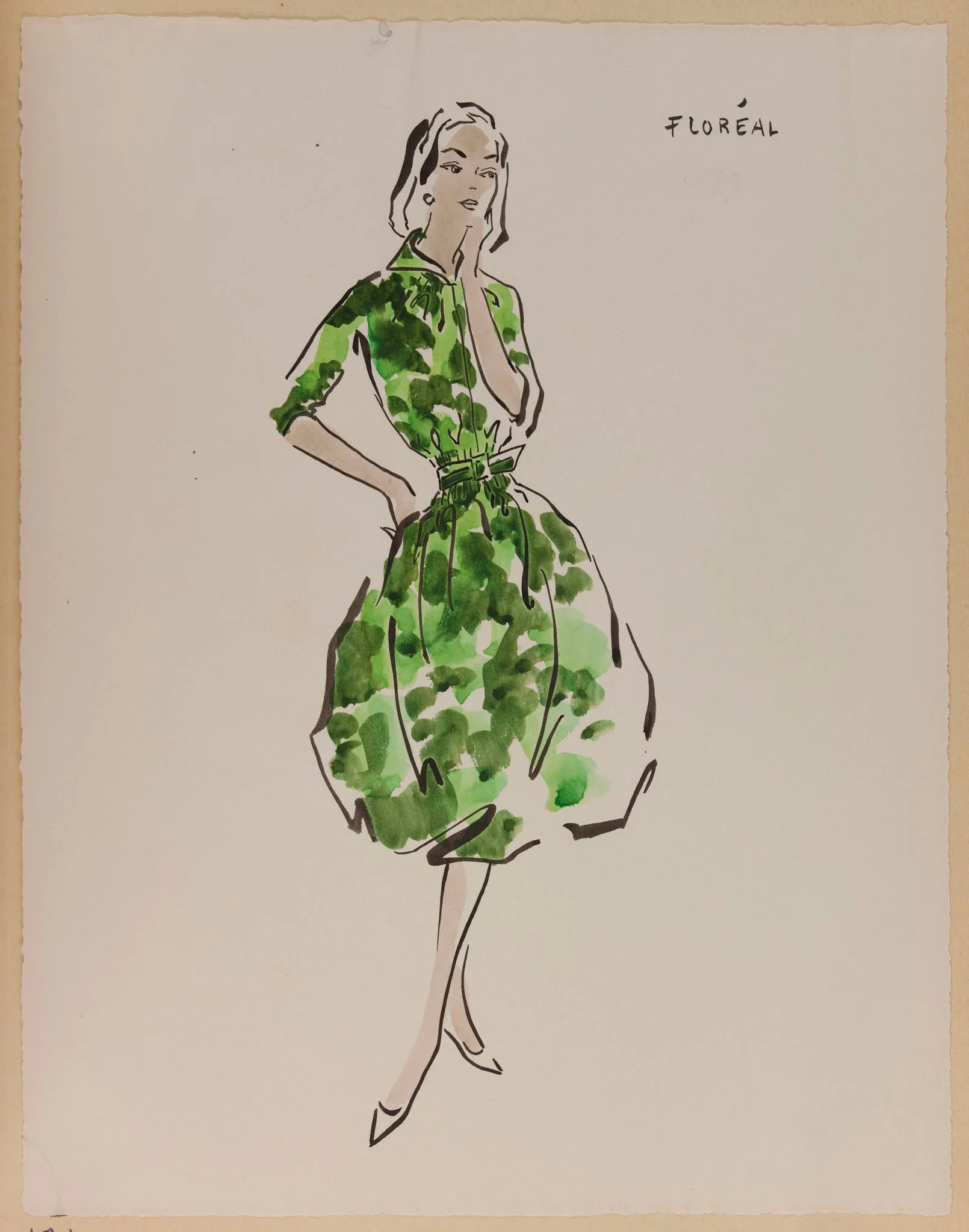 Floréal, by Carven, 1956