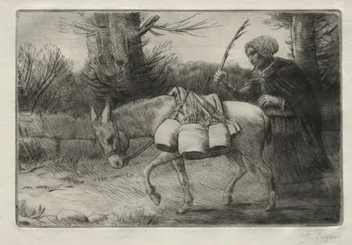 The Dairymaid of Boulogne (Third Plate)