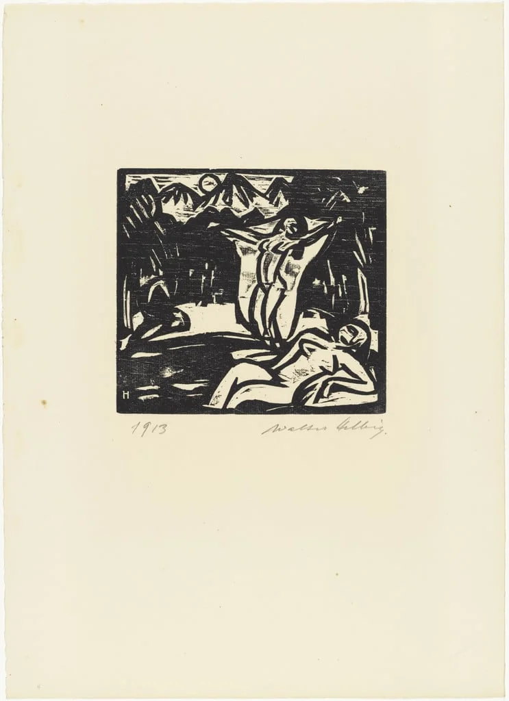 Untitled, by Walter Helbig, ink, 1913