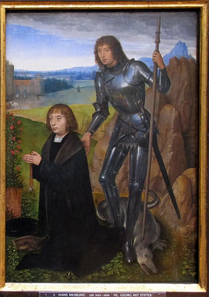 St. George with Donor.