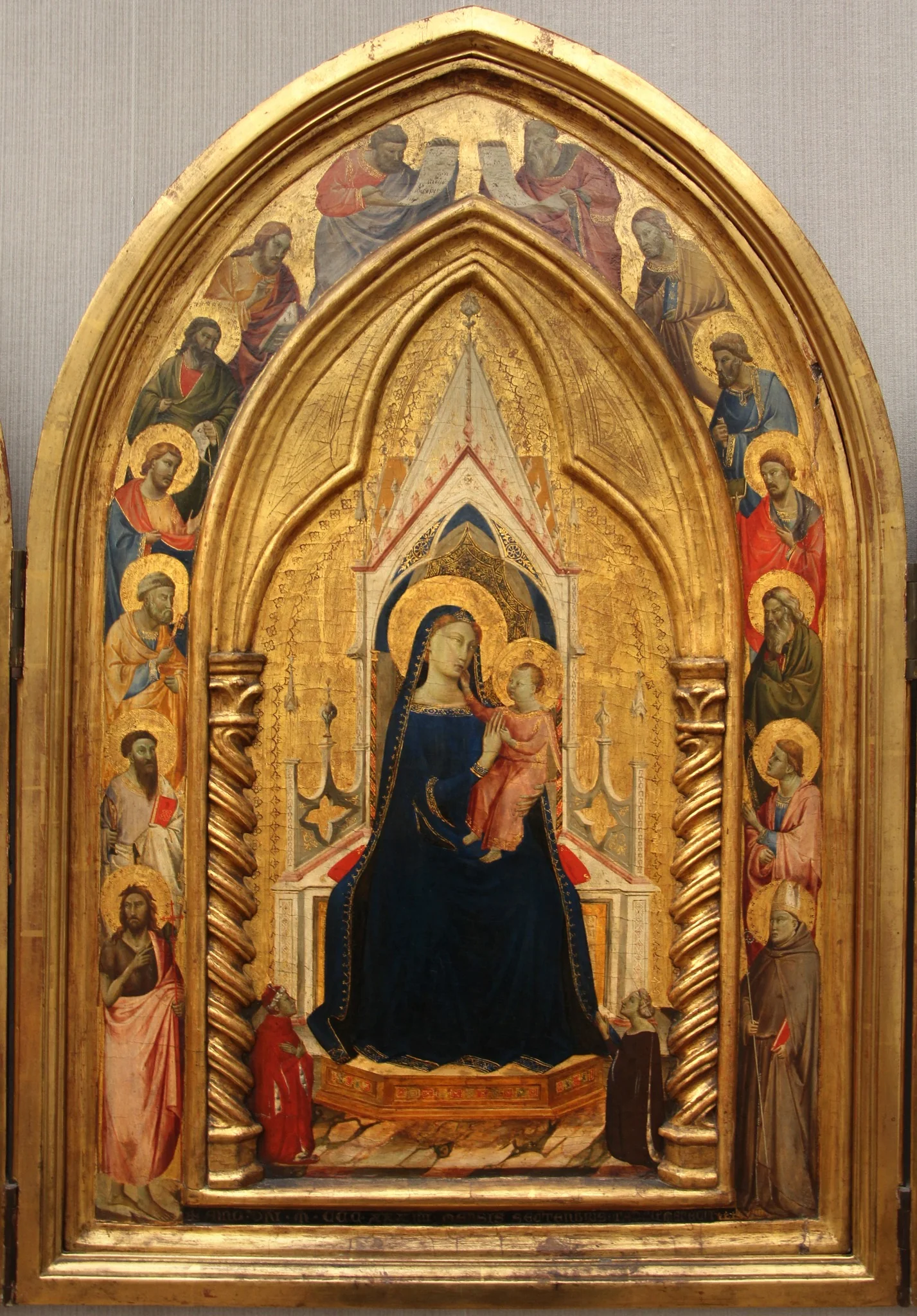 Central panel of the triptych