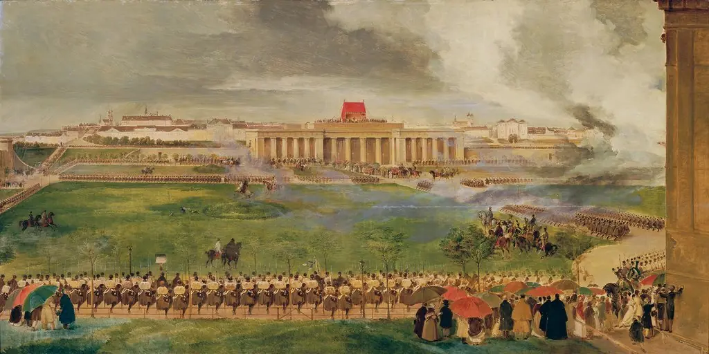 The Field Fair on the Outer Burgplatz on 13 April 1826