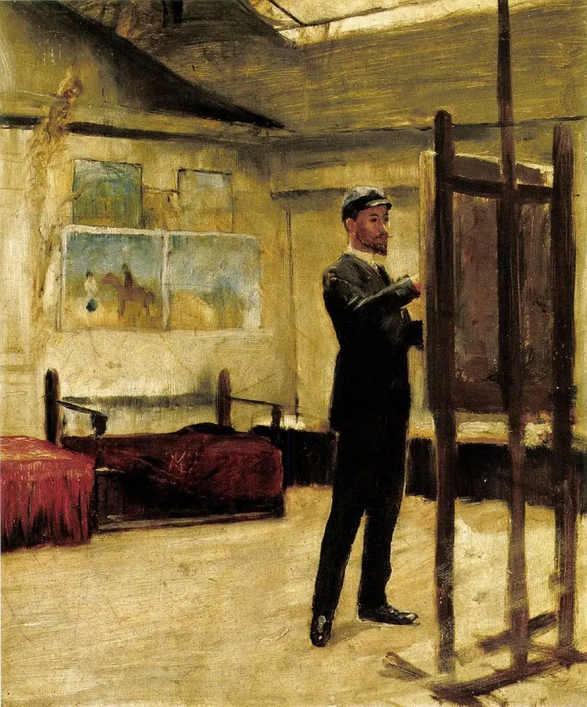 Self-portrait in the Studio