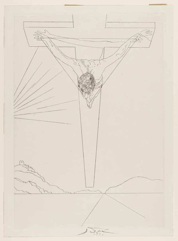 Untitled, by Salvador Dalí, ink, 1951