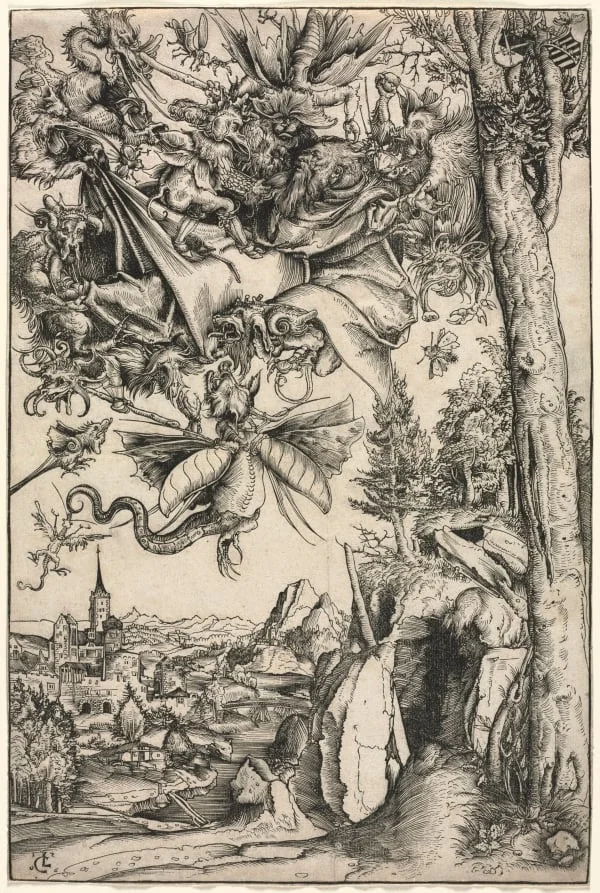 The Temptation of St. Anthony, by Lucas Cranach the Elder, 1506